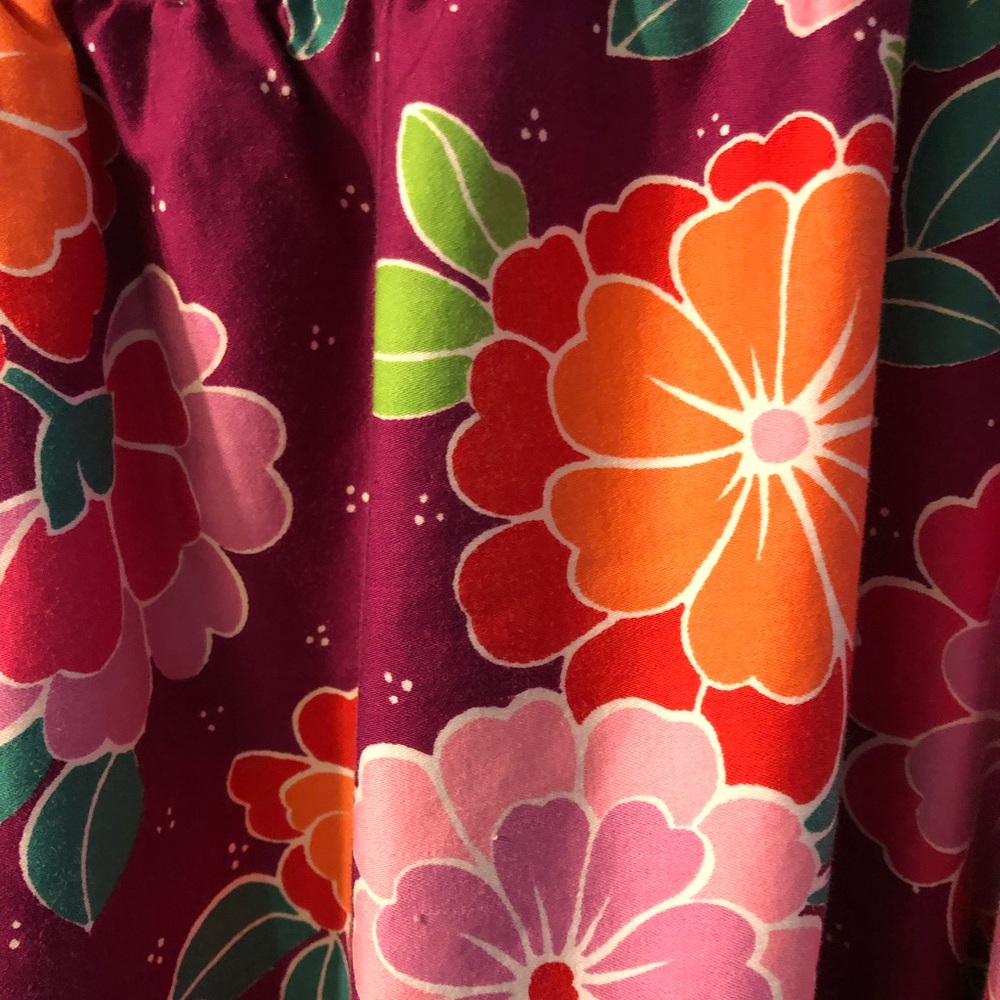 Vintage 1960’s Hawaiian Floral Mumu Sears EUC Oversized Hippie Boho Gran… - Picture 2 of 4